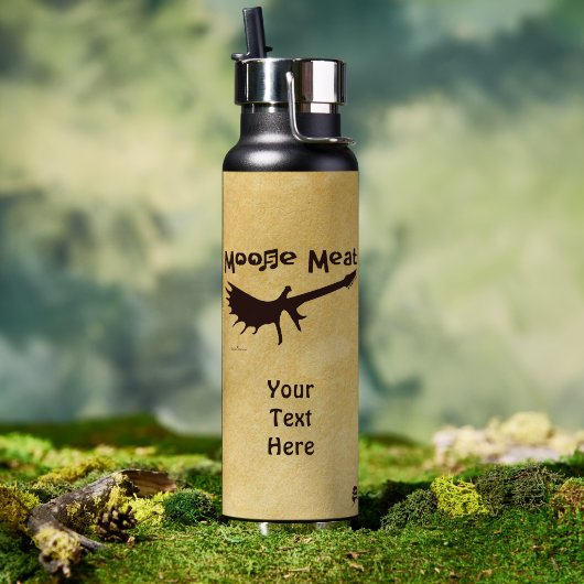 Moose Meat Rock Band ウォーターボトル (アウトドア (回転後))