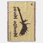 Moose Meat Rock Band スローブランケット (正面縦)