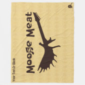 Moose Meat Rock Band フリースブランケット (正面)