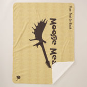 Moose Meat Rock Band Fleece Blanket シェルパブランケット (正面)