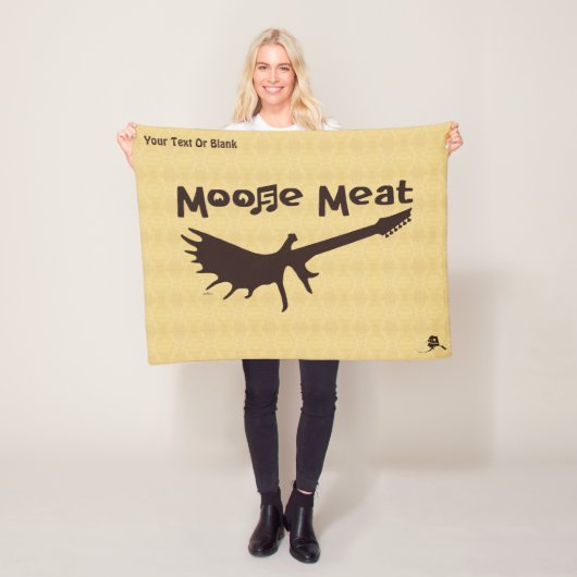 Moose Meat Rock Band Fleece Blanket フリースブランケット (インサイチュ)