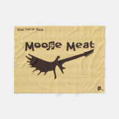 Moose Meat Rock Band Fleece Blanket フリースブランケット (正面(横))