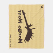 Moose Meat Rock Band Fleece Blanket フリースブランケット (正面)