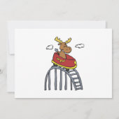 Moose on Lorer Coaster|背景色を選択 招待状 (裏面)