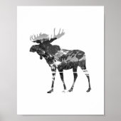 Moose Poster Print ポスター (正面)