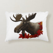 Moose Red Maple Leaves アクセントクッション (正面)