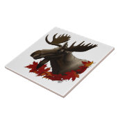 Moose Red Maple Leaves タイル (側面)