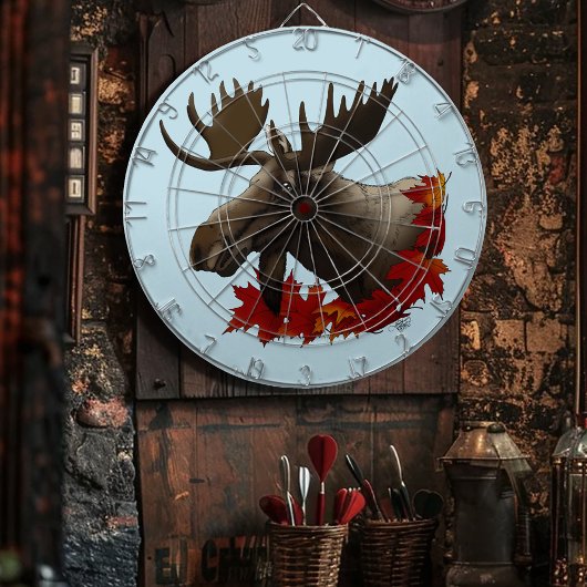 Moose Red Maple Leaves  ダーツボード
