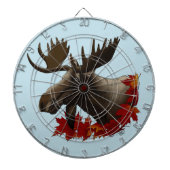 Moose Red Maple Leaves  ダーツボード (正面)