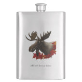 Moose Red Maple Leaves  フラスク (正面)