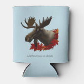 Moose Red Maple Leaves 缶クーラー (正面)