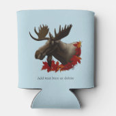 Moose Red Maple Leaves 缶クーラー (裏面)
