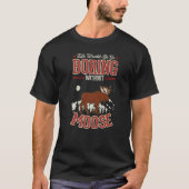 Moose Scandinavia Moose Antler Premium Tシャツ (正面)