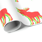 Moose Shadow Colors -背景色の選択 ラッピングペーパー (ロールコーナー)