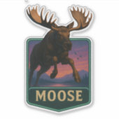 Moose Sticker シール (正面)