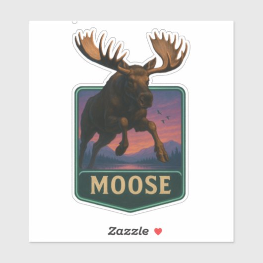 Moose Sticker シール (シート)