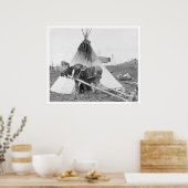 Moose Teepee 1916 ポスター (キッチン)