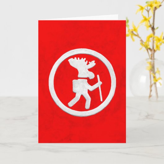 Moose Trail Marker カード (黄色い花)