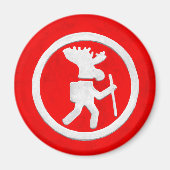 Moose Trail Marker マグネット (正面)