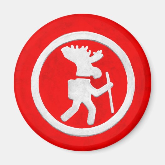 Moose Trail Marker マグネット (正面)