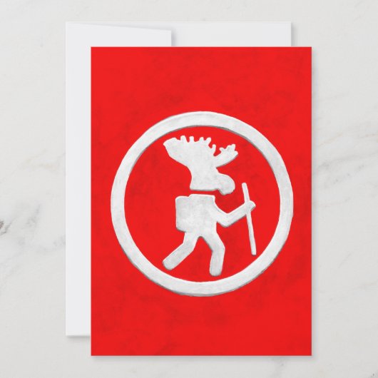 Moose Trail Marker 招待状 (正面)