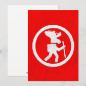 Moose Trail Marker 招待状 (正面/裏面)