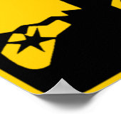 Moose Warning Sign from Gros Morne National Park ポスター (角)