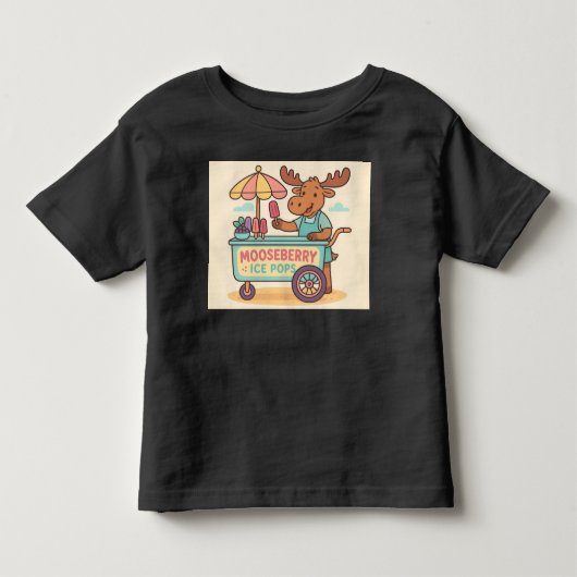 Mooseberry Ice Pop Co. - 夏の楽しみ トドラーTシャツ (正面)