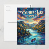 Moosehead Lake USA ポストカード (正面/裏面)
