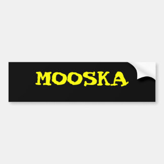 MOOSKA バンパーステッカー