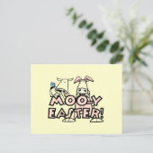 MooyイースターのTシャツおよびギフト シーズンポストカード (スタンド正面)