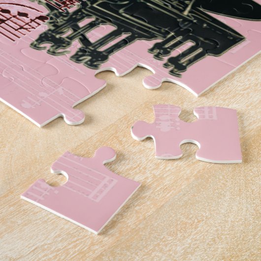 Moozart素晴らしい動物作曲家のモーツァルトのパロディ ジグソーパズル (側面)