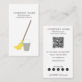 Mop Bucket Professional Cleaning Services 名刺
