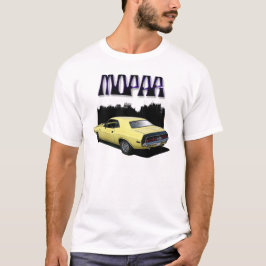 Moparのクラシックなごまかしの挑戦者車のTシャツ Tシャツ
