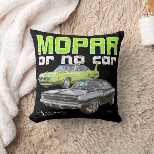 MOPARまたはNo Car枕 クッション (ブランケット)