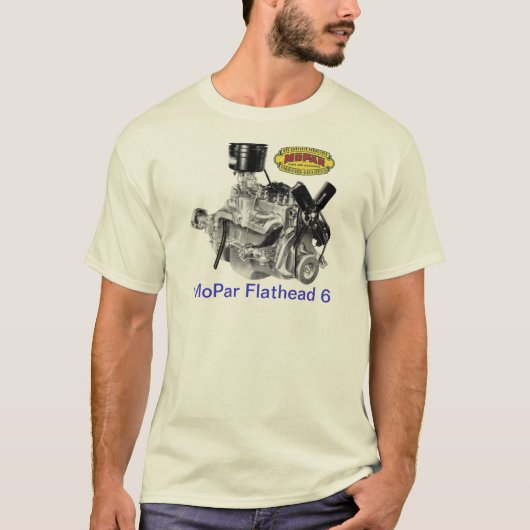 MoPar平頭の6 Tシャツ (正面)