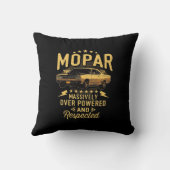 Mopar – 強力にオーバー電源と尊敬の投げ クッション (裏面)