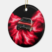 Mopar: 「赤い稲妻の69充電器 セラミックオーナメント (左)