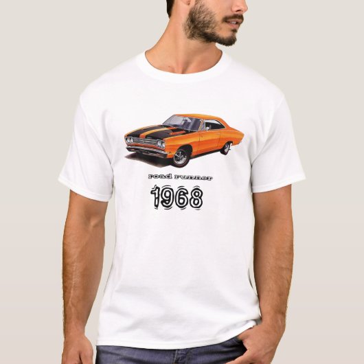 Mopar - 1968 Plymouth Road Runner - Satellite Tシャツ (正面)