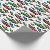 Mopar 1969プリマウスロードランナークラシックマッスルカー ラッピングペーパー (角)