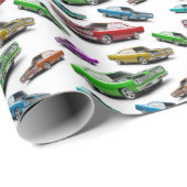 Mopar 1969プリマウスロードランナークラシックマッスルカー ラッピングペーパー (ロールコーナー)