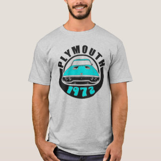 Mopar - 1972プリマスのロードランナーペティブルー tシャツ