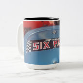 Mopar 340 6つのパックのステッカー ツートーンマグカップ (正面左)