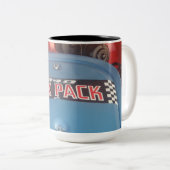 Mopar 340 6つのパックのステッカー ツートーンマグカップ (正面右)