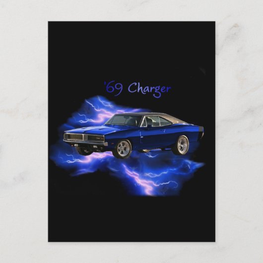 Mopar: '69 Dodge Charger ポストカード (正面)