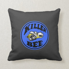Mopar - Bee すごい - Killer Bee – 青 クッション