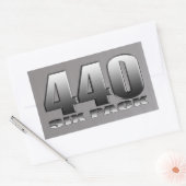 Mopar Dodge 440 6パック 長方形シール (封筒)