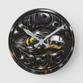 Mopar - Dodge Super Bee Round Clock ラウンド壁時計