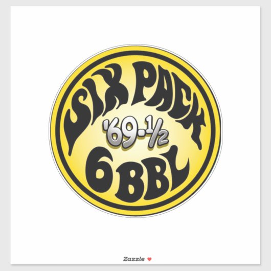 Mopar - Six Pack - Bee すごい - Roadrunner シール (シート)