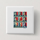 Mope Cope Scope Vote模索のドープ塗料の希望のNopeの法皇 缶バッジ (正面)